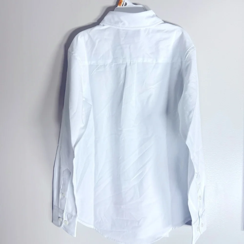 Nautica Boys 'XL 18-20 Synthetic Woven Long Sleeve Shirt boys Uniform Bottoms